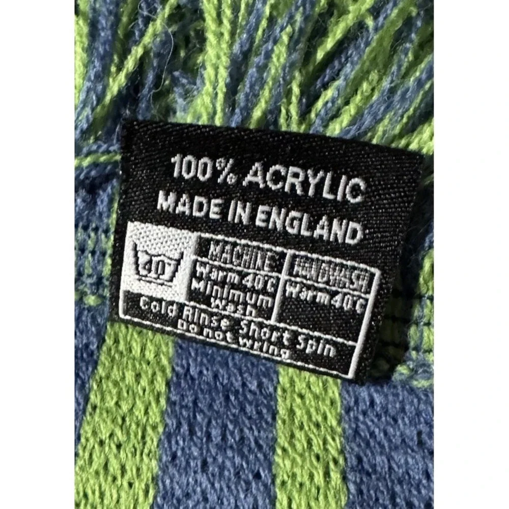Seattle Sounders FC Ruffneck Scarf OS Green Blue MLS Soccer Skyline Reversible